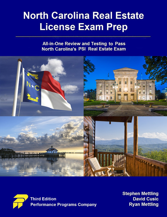 North Carolina Real Estate License Exam Prep - 3rd Edition - PDF Version