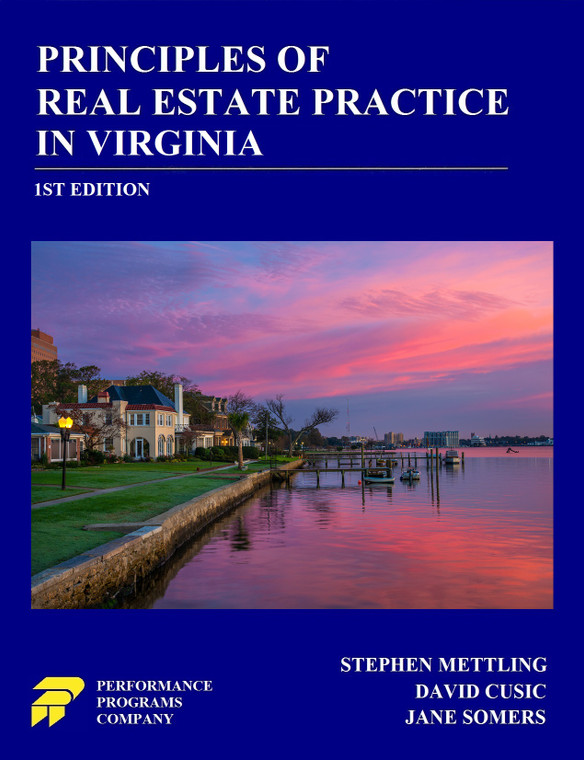 Principles of Real Estate Practice in Virginia - 1st Edition