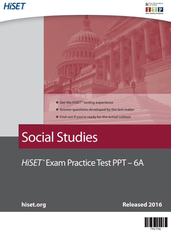 Social Studies: Practice Test PPT6A eBook