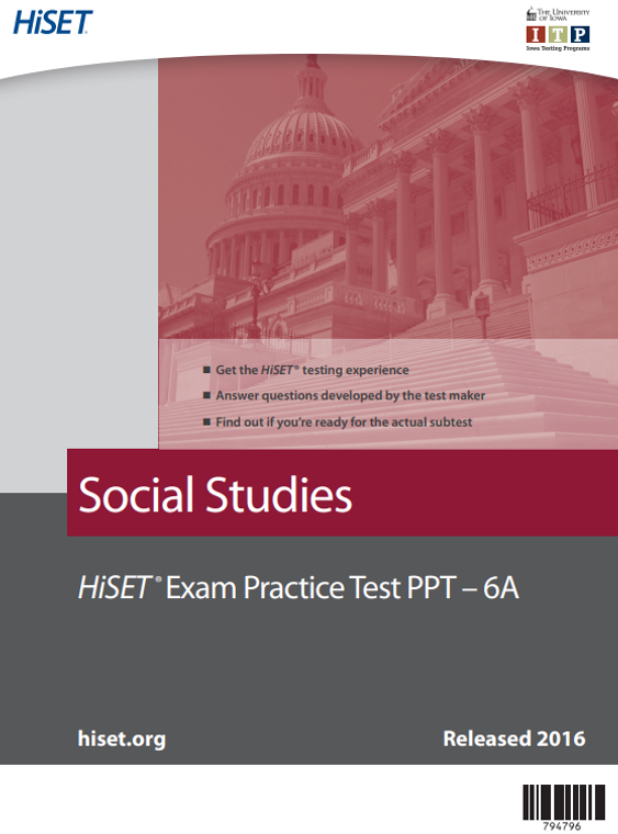 Social Studies: Practice Test PPT6A