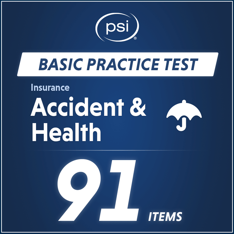 Accident and Health Practice Test