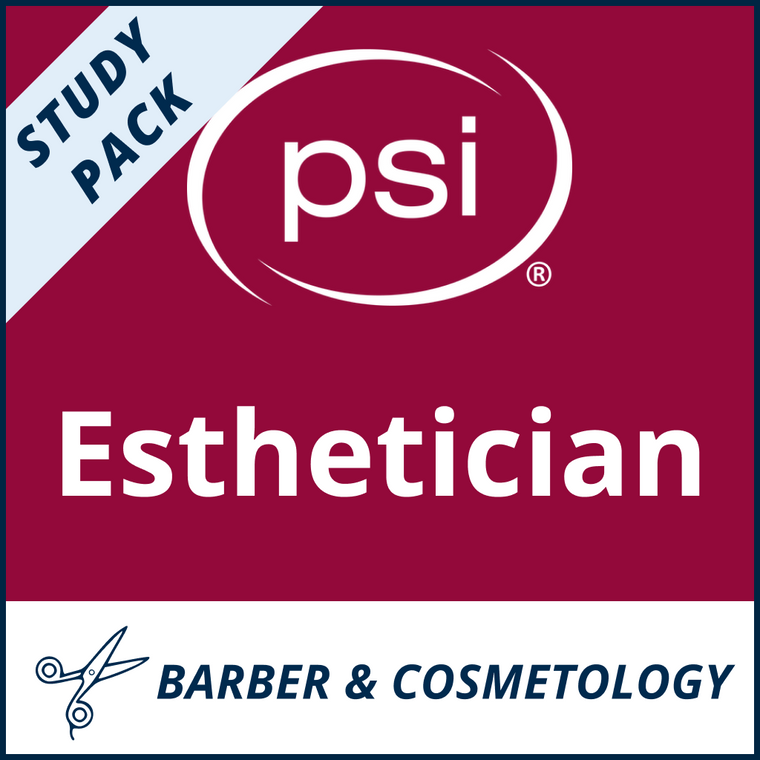 Esthetician Theory Study-Pack - PSI Test Prep - 400+ items