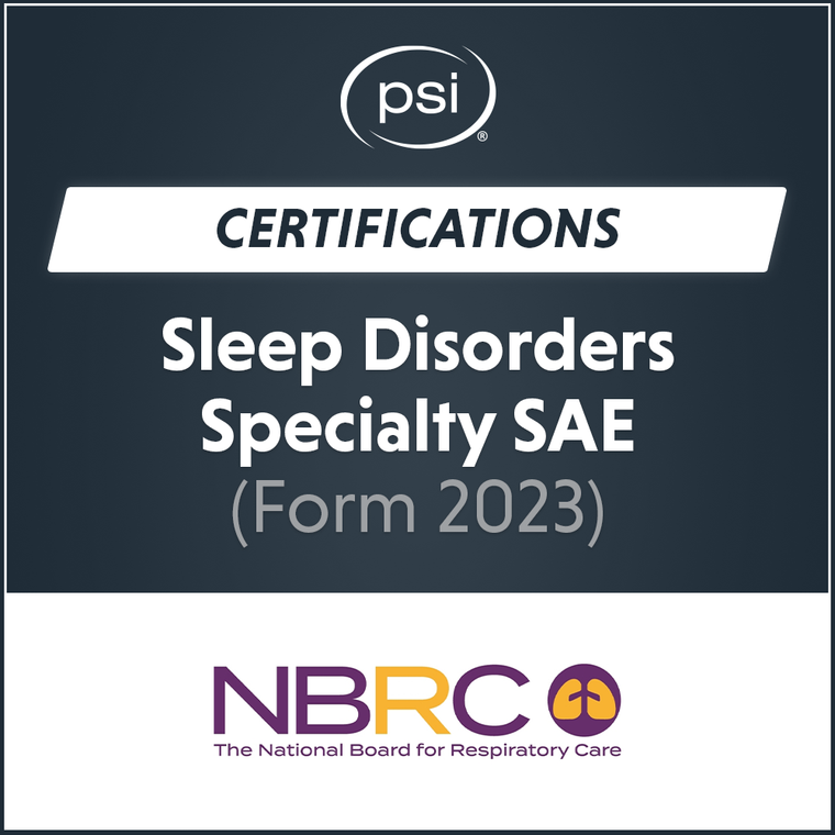 Sleep Disorders Specialty SAE (Form 2023)