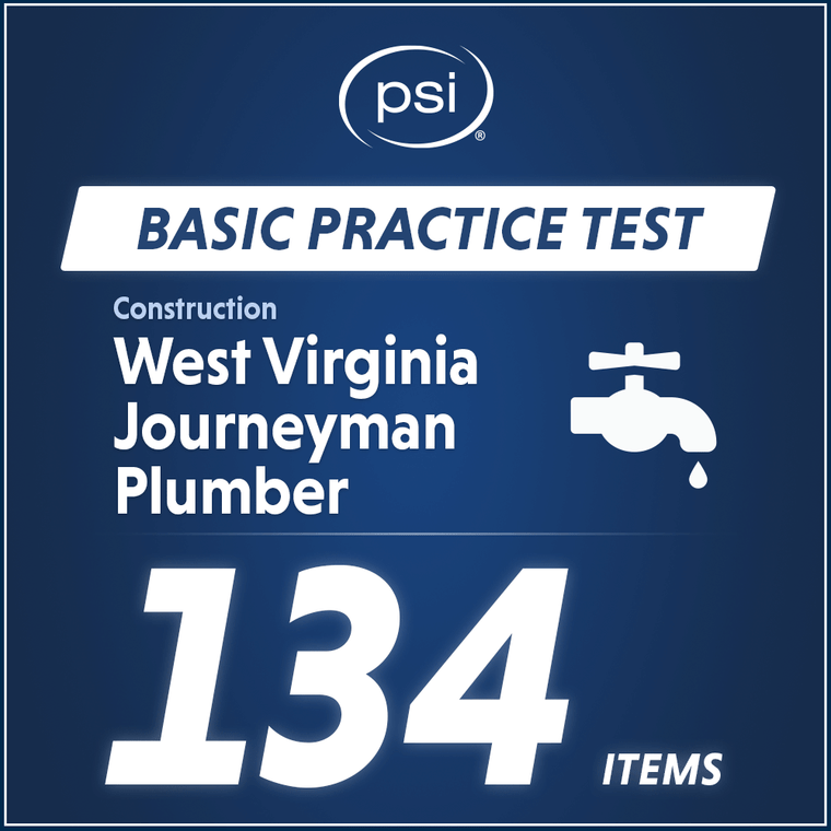 West Virginia Journeyman Plumber Practice Test