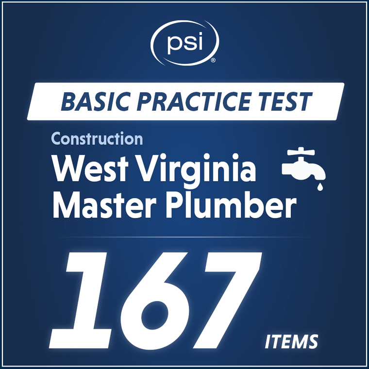 West Virginia Master Plumber Practice Test