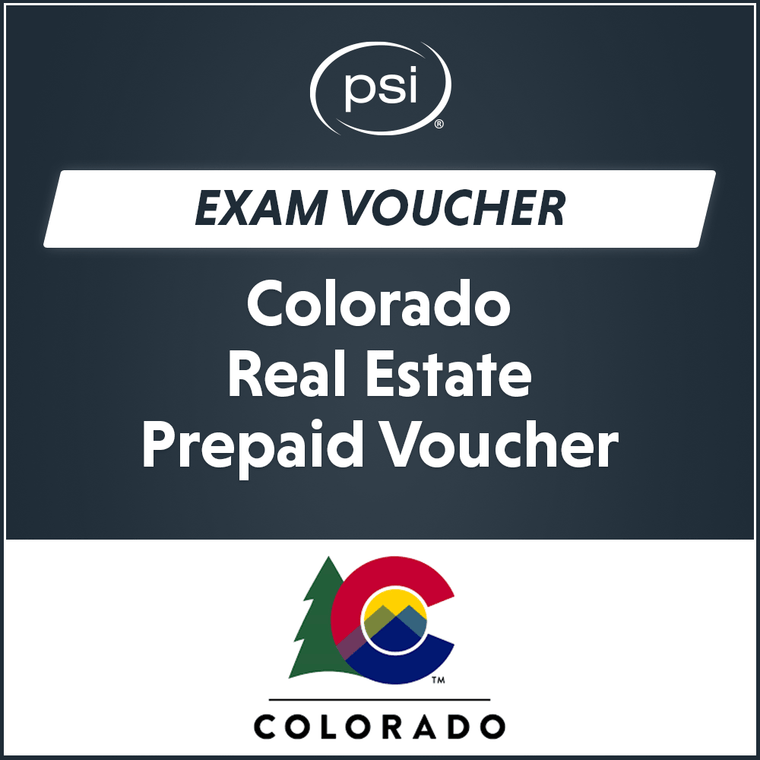 CO Real Estate Prepaid Exam Vouchers