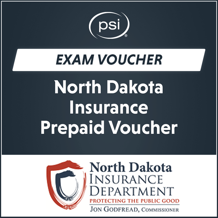 ND Insurance Prepaid Exam Vouchers