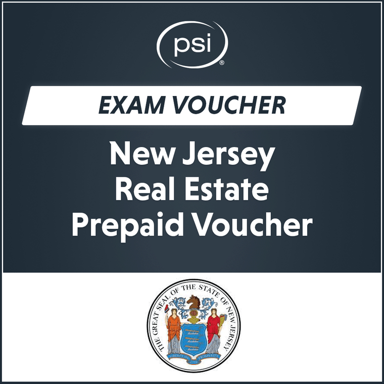 NJ Real Estate Prepaid Exam Vouchers