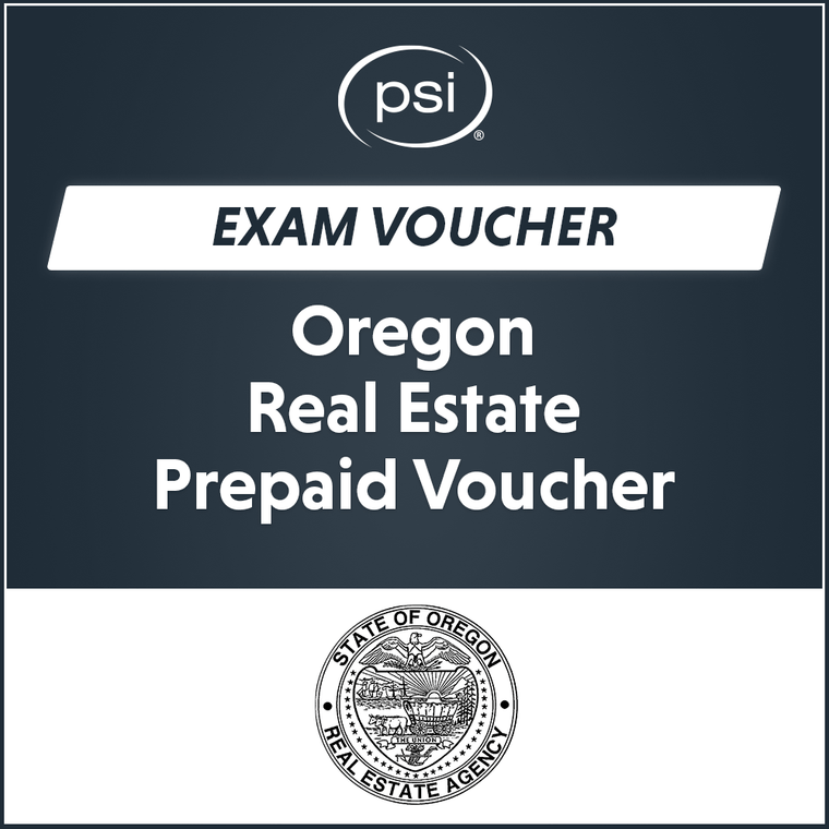 OR Real Estate Prepaid Exam Vouchers