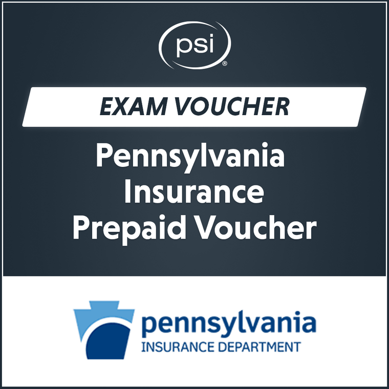 PA Insurance Prepaid Exam Vouchers