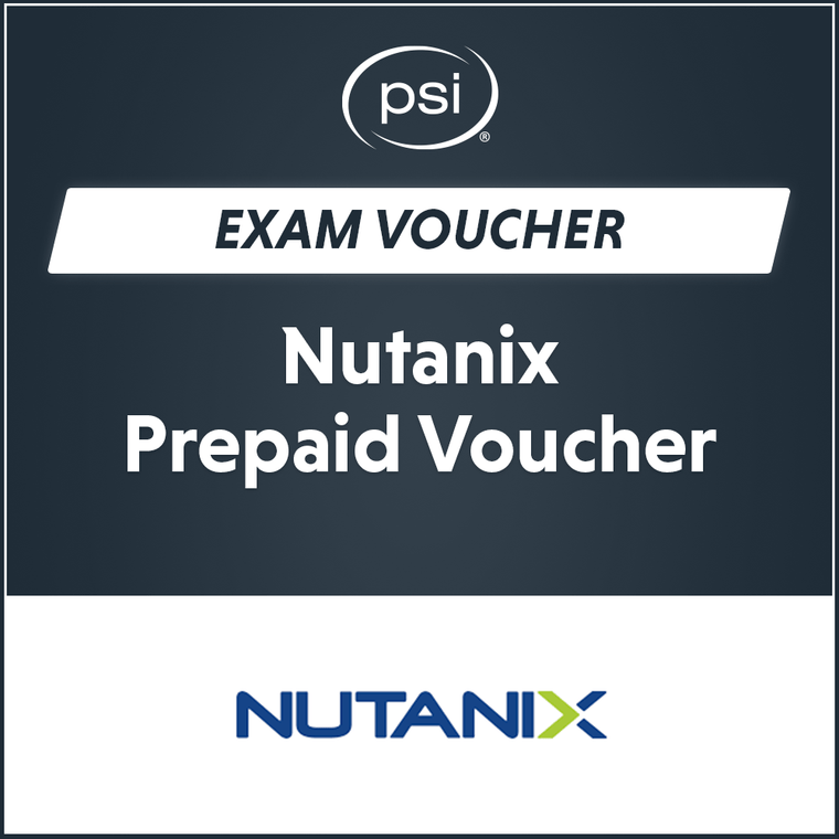 Nutanix Prepaid Exam Vouchers