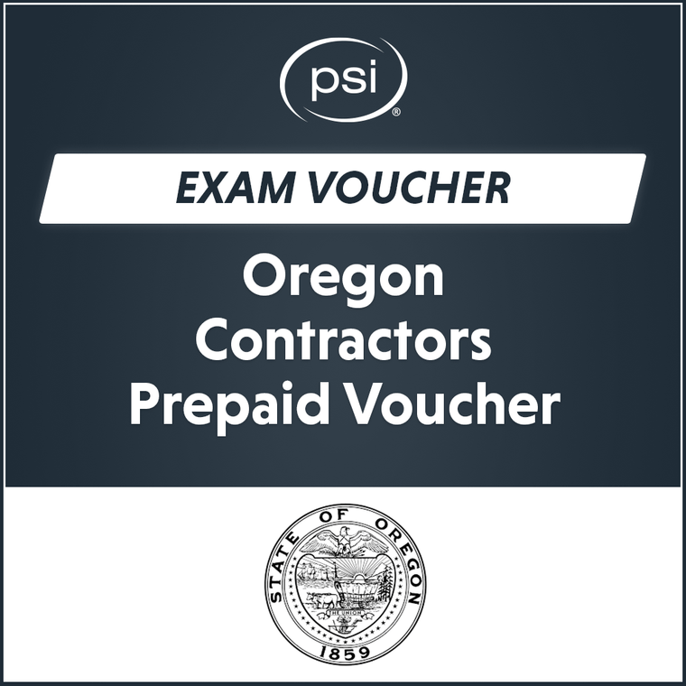OR Contractors Prepaid Exam Vouchers