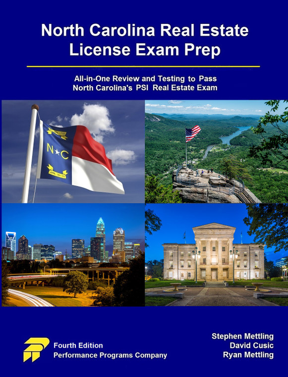 North Carolina Real Estate License Exam Prep - 4TH Edition