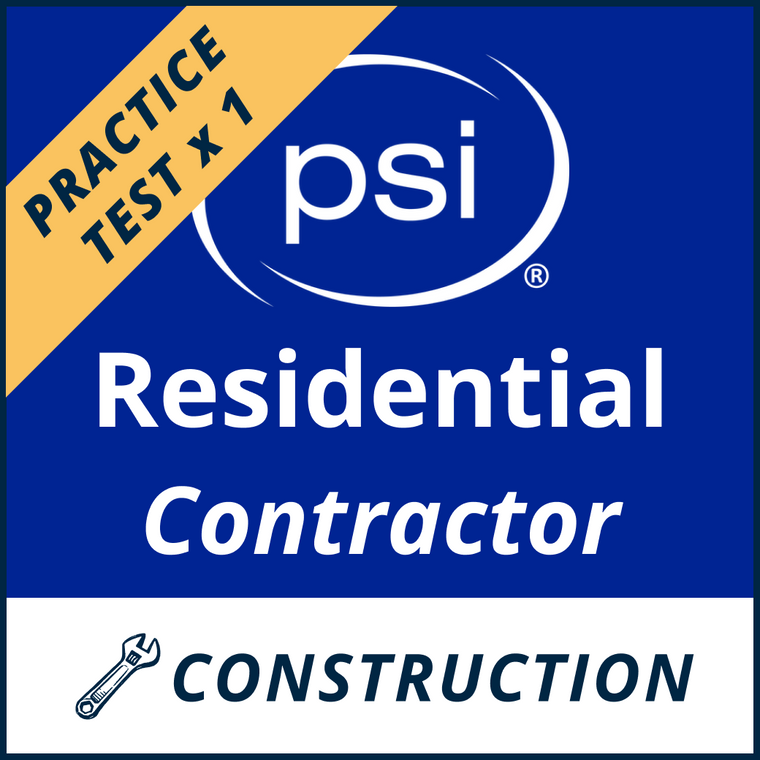 Residential Contractor Practice Test x 1 with 80 Total Questions