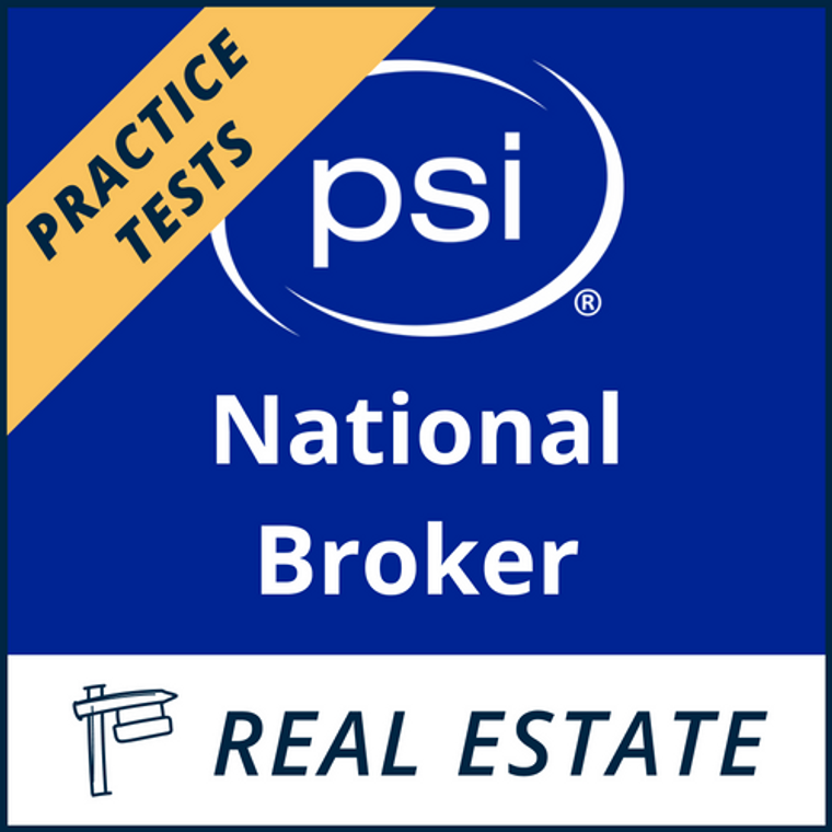 National Real Estate Broker Practice Test 3-Pack with 225 Total Questions (New Outline)