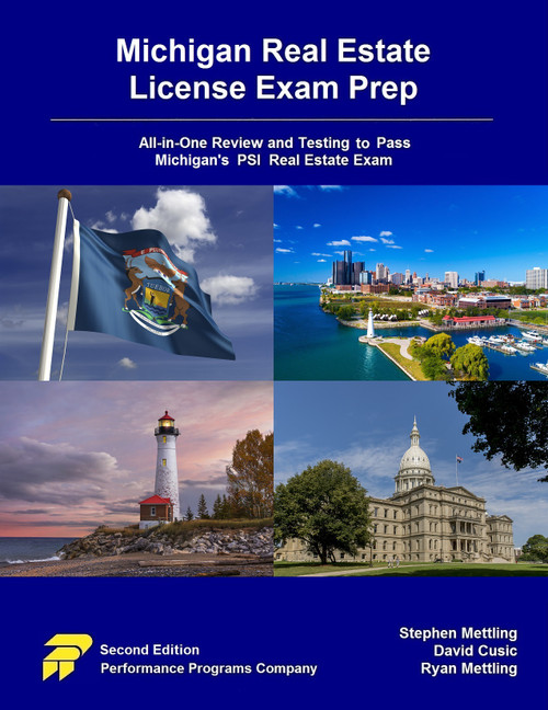 Michigan Real Estate License Exam Prep 2nd Edition PSI Online Store