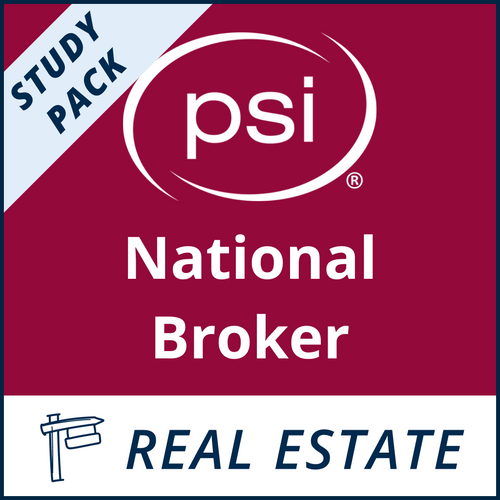 National Real Estate Broker Test Prep StudyPack with 1,000+ Sample Questions (New Outline)