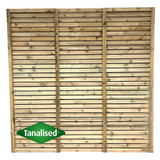 Contemporary Slatted Fence Panels
