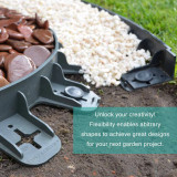 Green Heavy Duty Flexible Garden Edging Green Heavy Duty Flexible Garden Edging