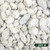 Close up photograph of White Pebbles. When dry, stones are crisp and white, with a smooth, rounded finish that looks clean and modern.