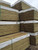 Pallets of decking stacked