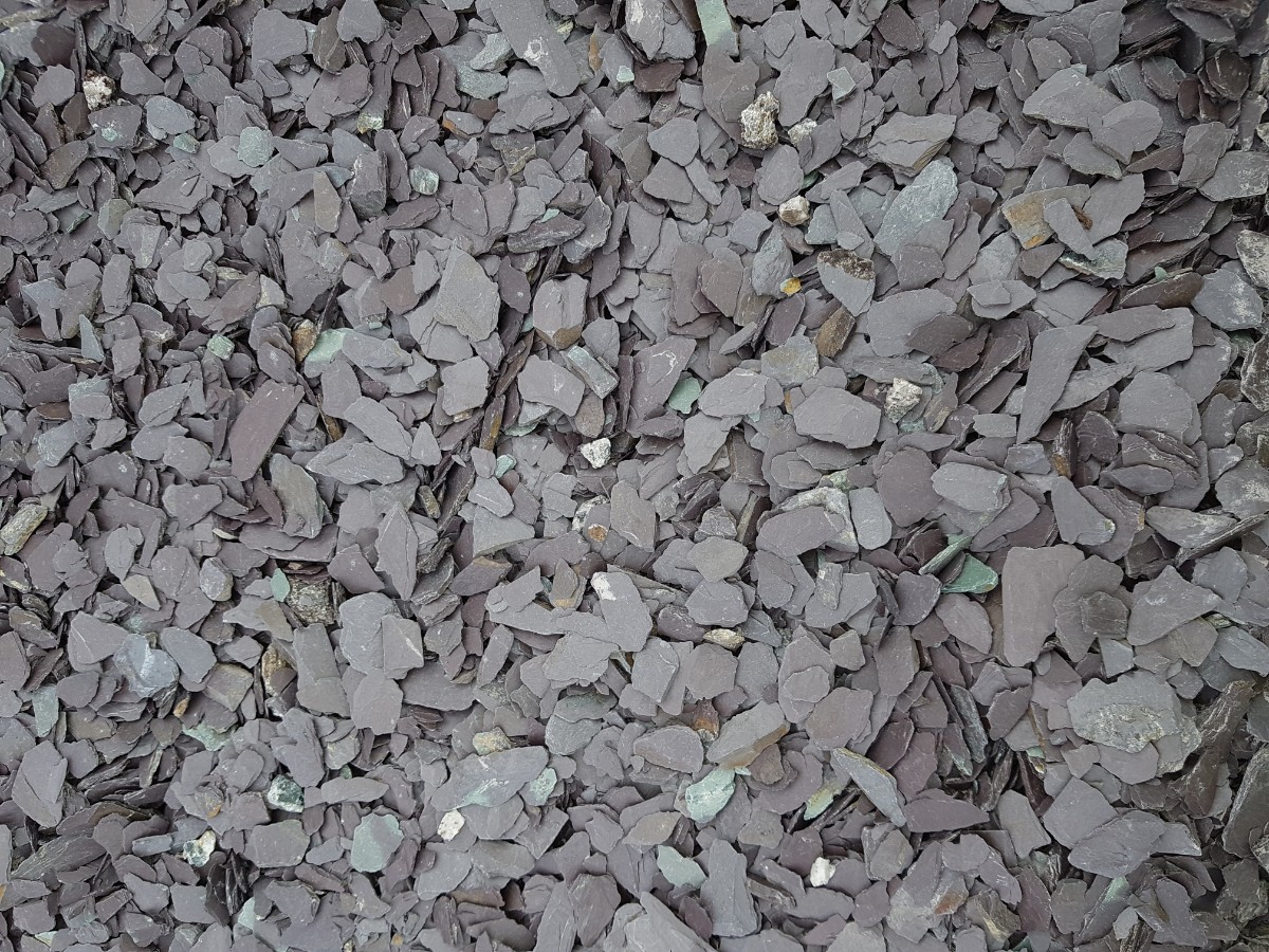 Plum Slate Bulk Bag Peacock Turfscape