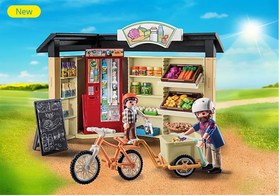 Playmobil Farm Market Playmobil 70134 Mobile Farm Market
