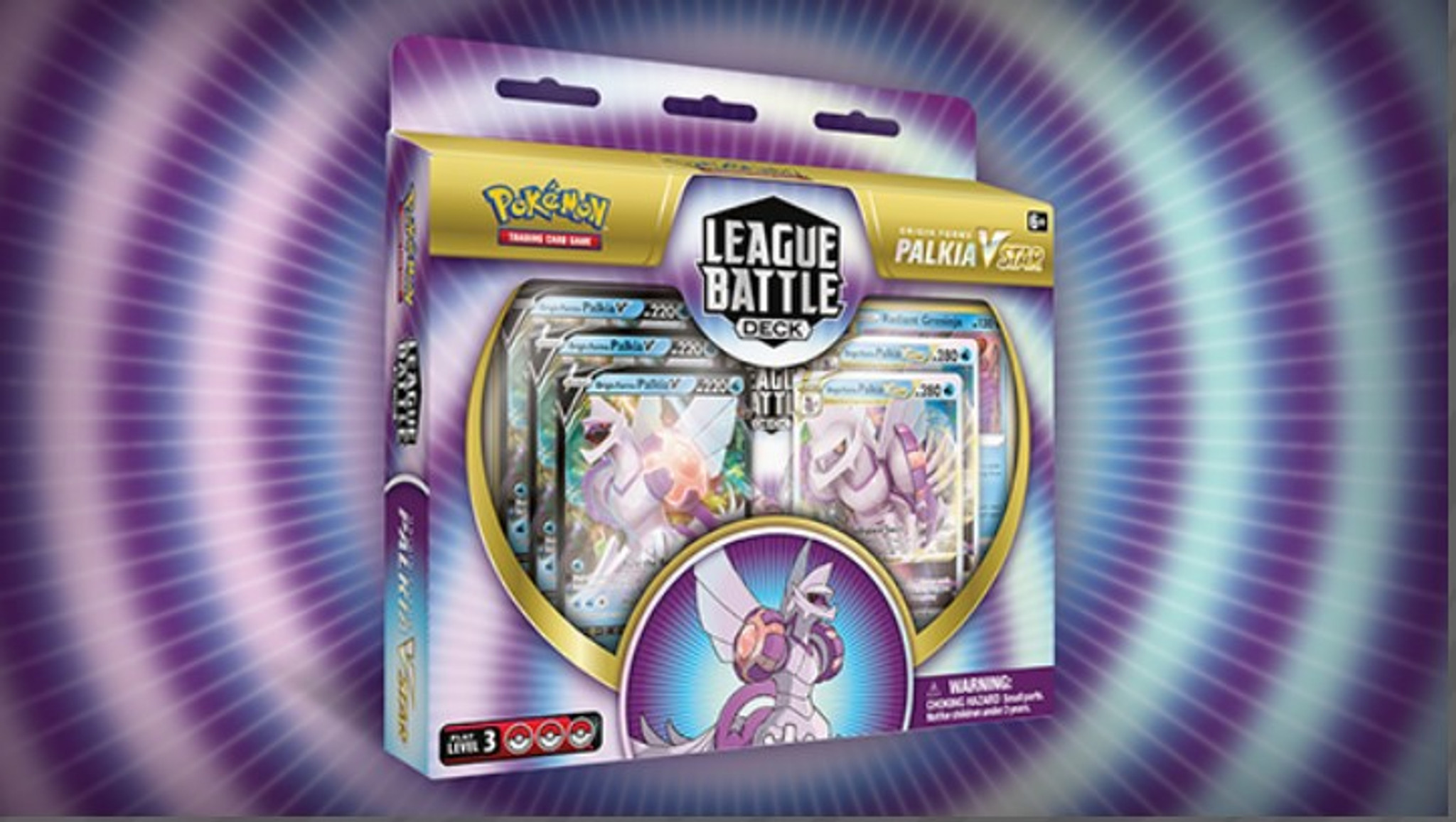  Pokemon TCG: Origin Forme Palkia VSTAR League Battle Deck :  Toys & Games