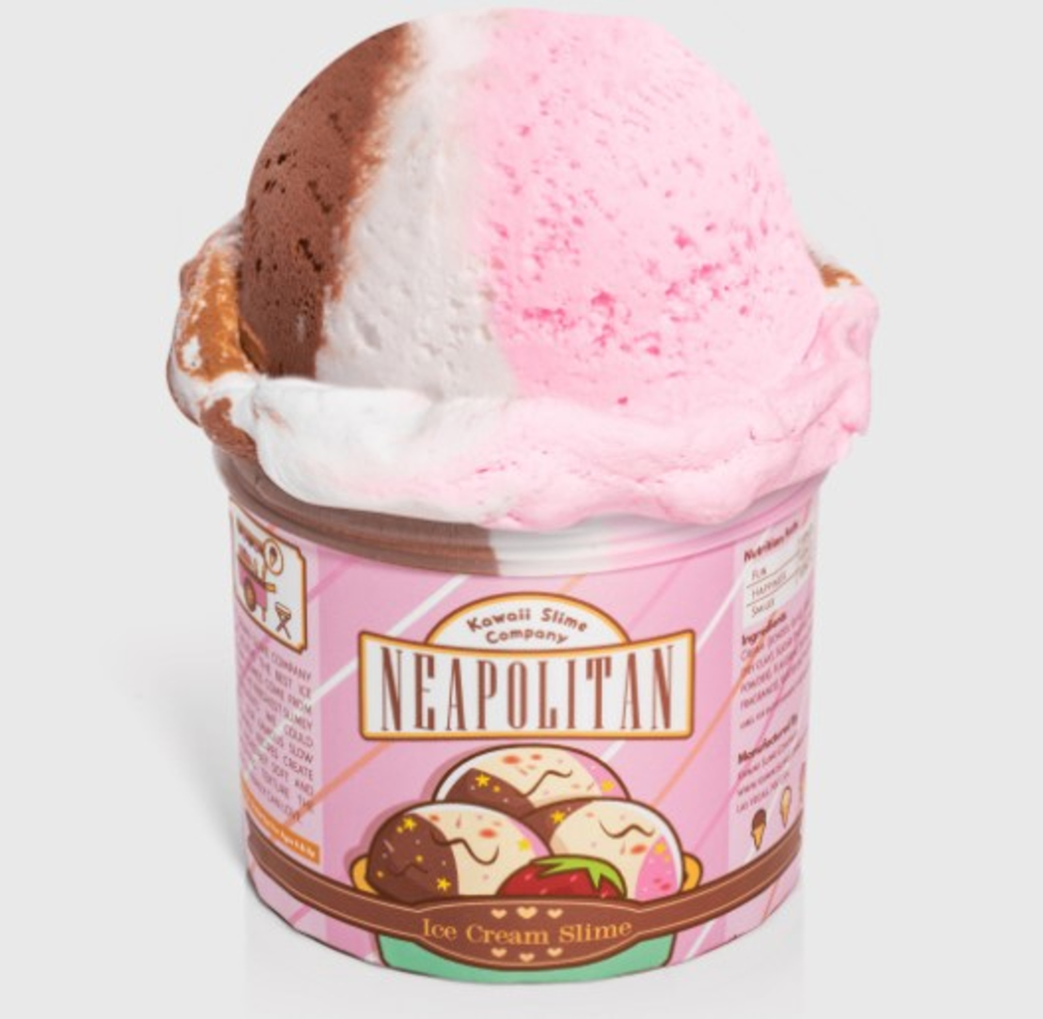 Kawaii Slime - Neapolitan Ice Cream