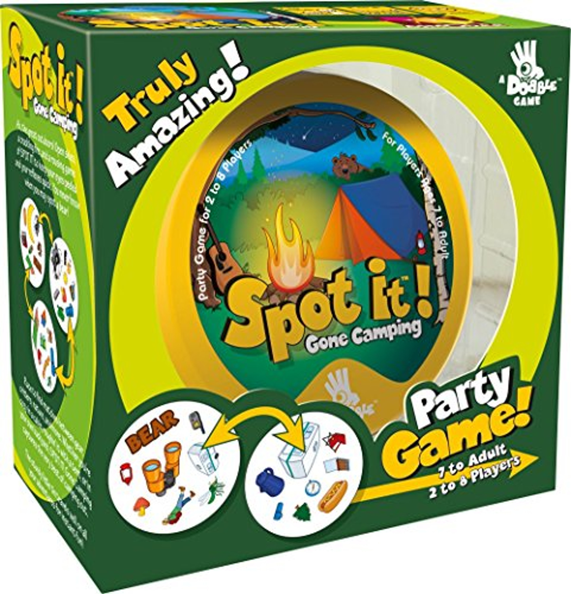 Dobble Spot It Camping Card Game For Kids In Metal Tin Box ▻   ▻ Free Shipping ▻ Up to 70% OFF