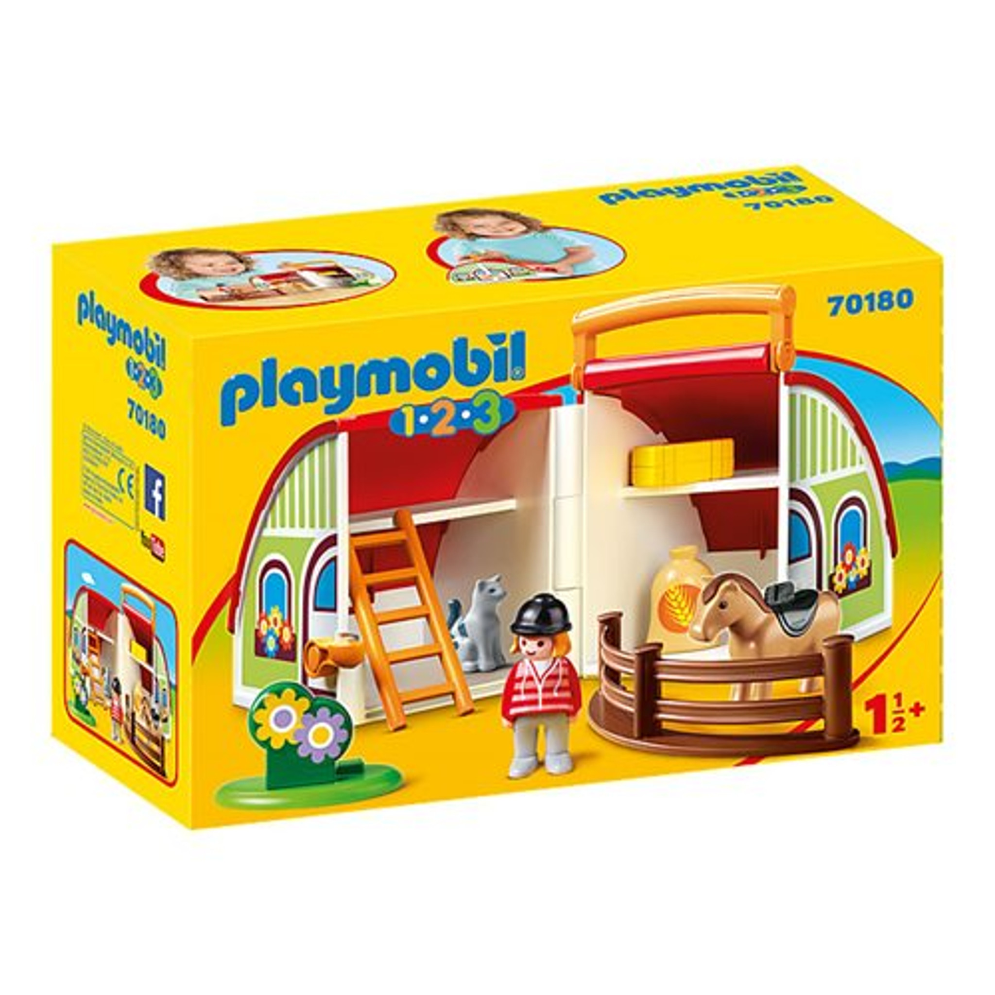 Playmobil 123 - My Take Along Barn - The Barn