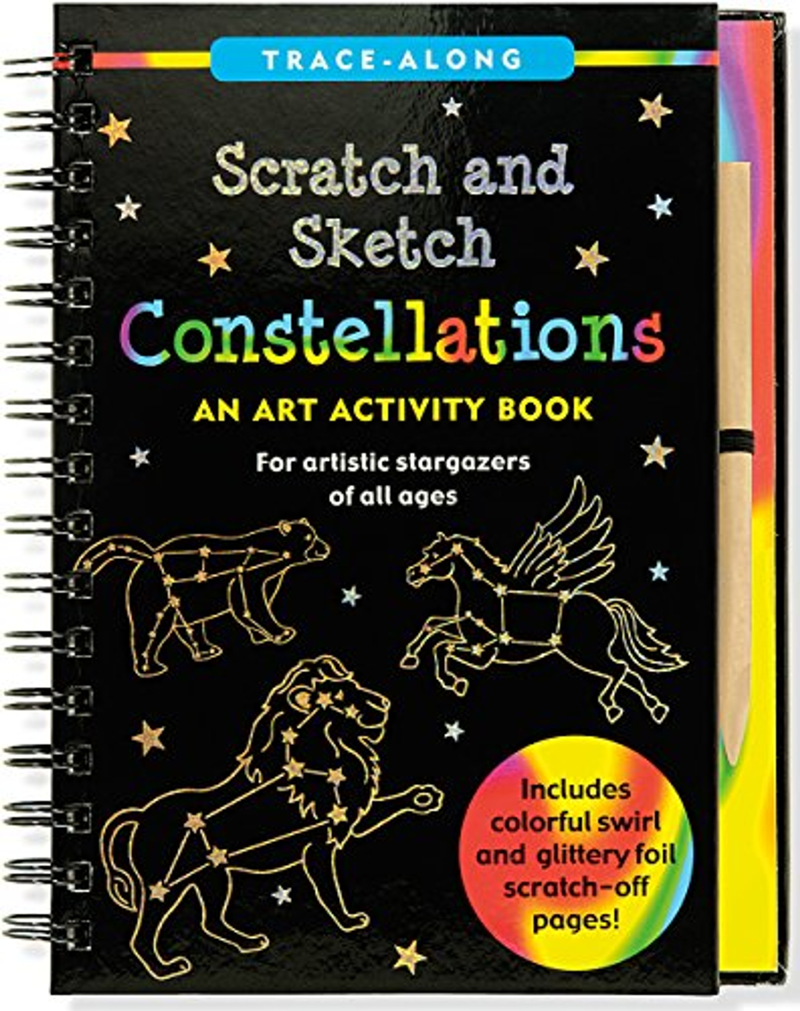 Scratch and Sketch Art Activity Book