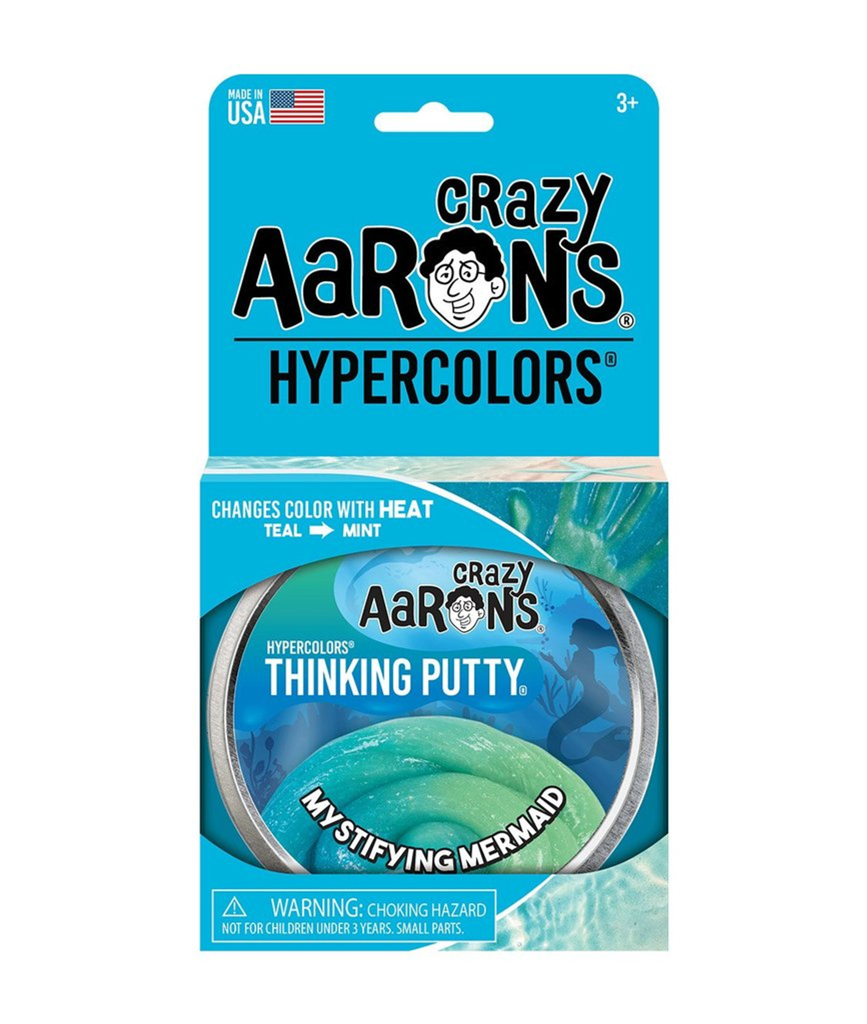 Crazy Aarons Mystifying Mermaid 4 Tin Thinking Putty 