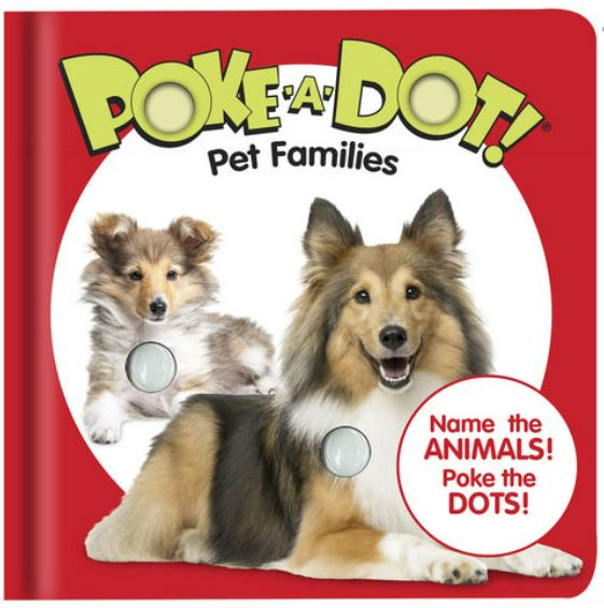 Poke-A-Dot Book - Pet Families - The Smiley Barn