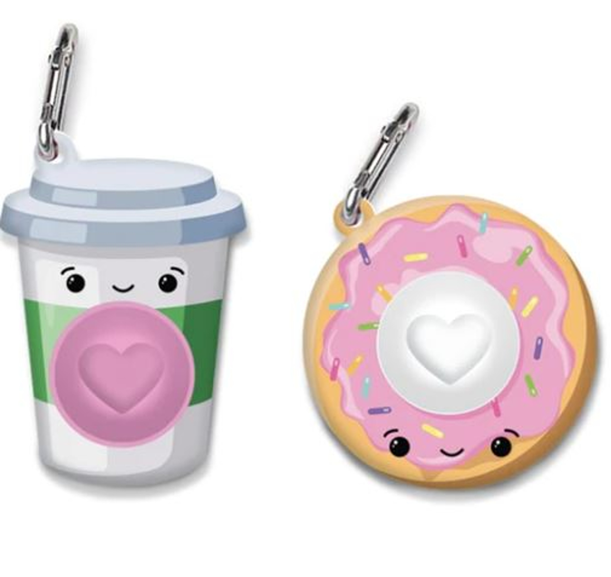 OMG Mega Pop BFF Keychain Coffee & Donut - The Smiley Barn