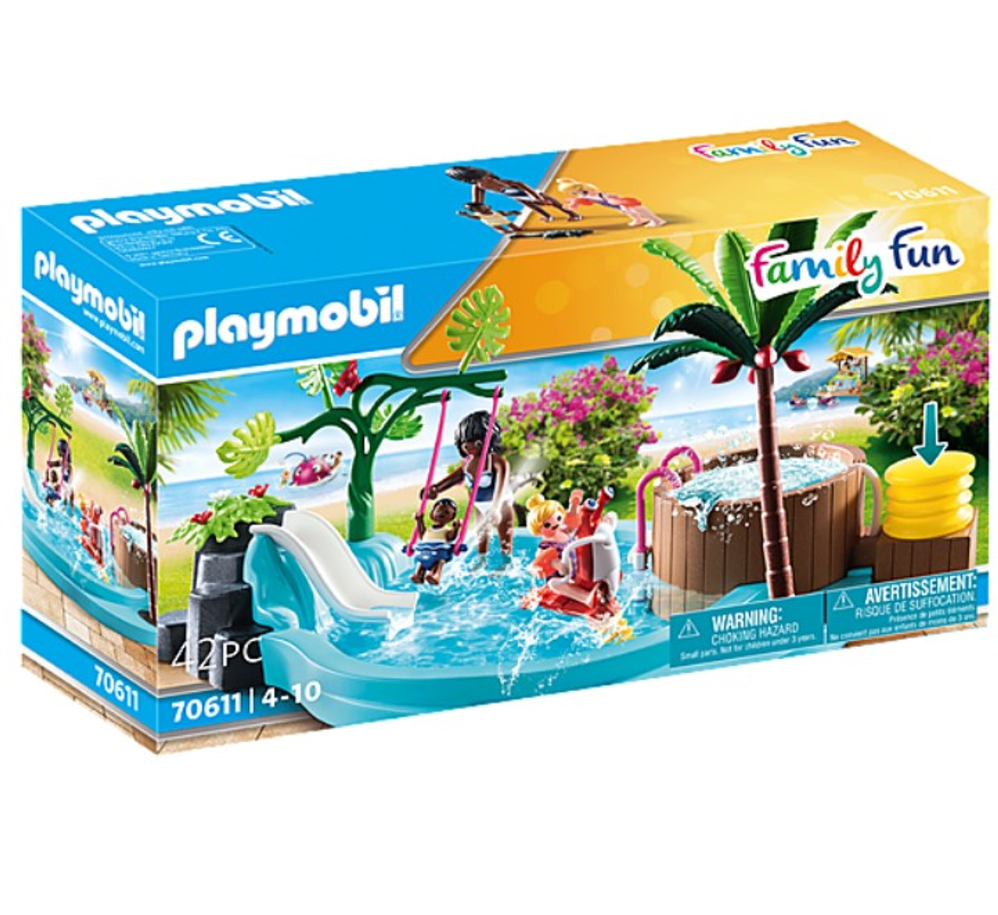 ingeniørarbejde sennep Biskop Playmobil - Children's Pool with Slide - The Smiley Barn
