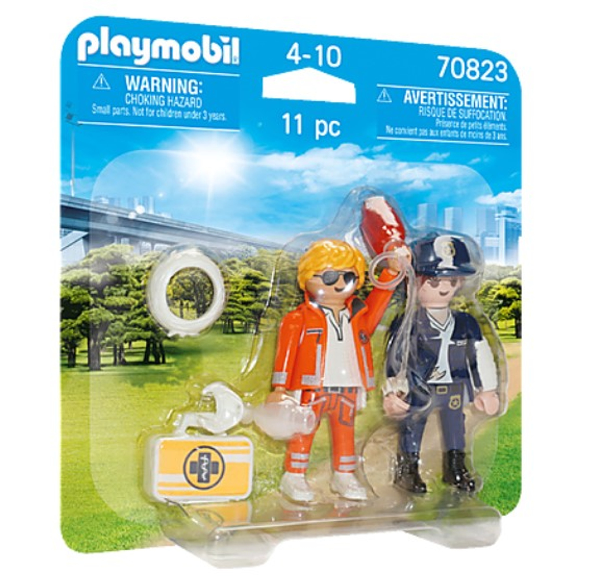 Playmobil Figures - Duo Pack Doctor and Police Officer - The Smiley Barn