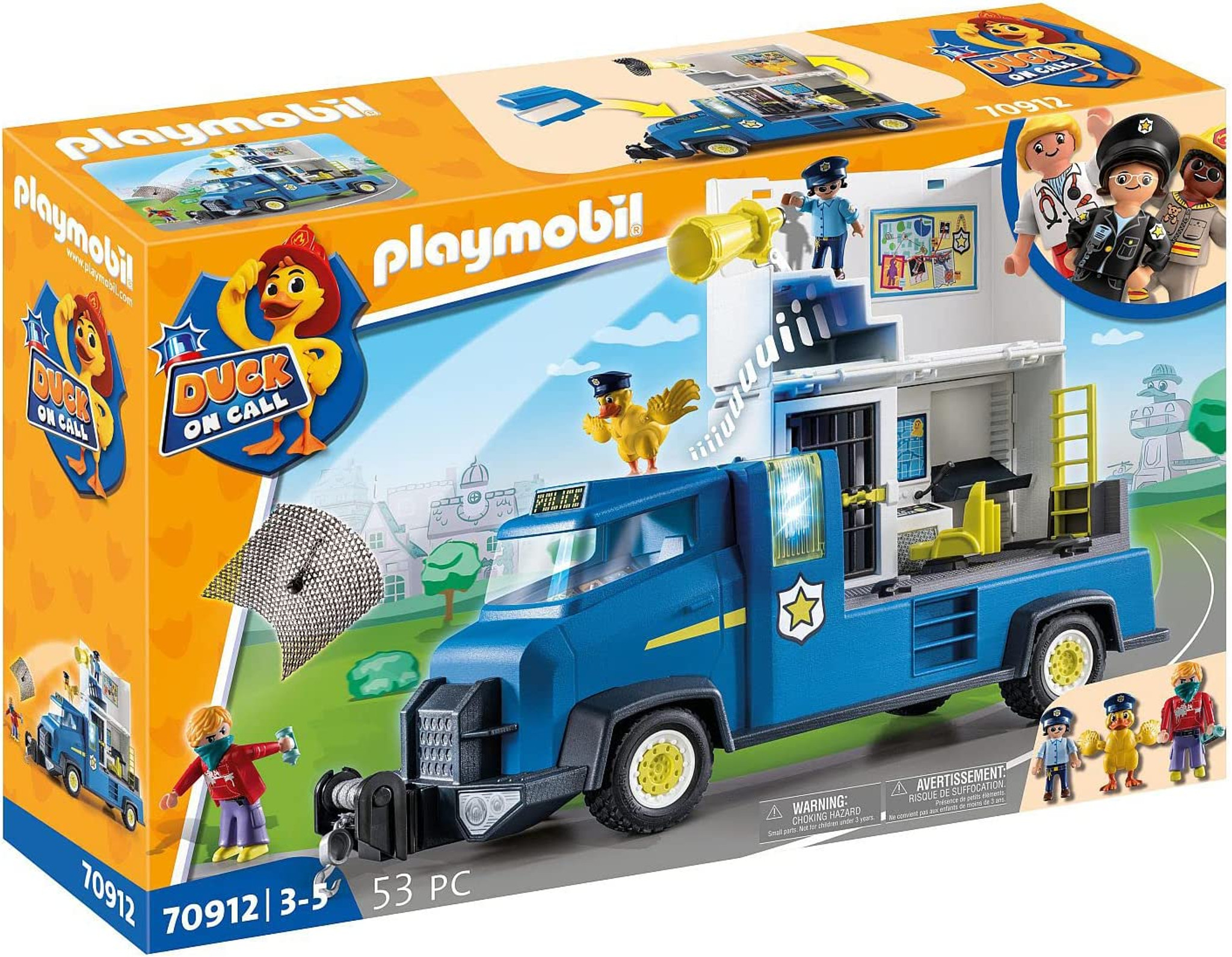 sav Scorch Synlig Playmobil - D.O.C. Police Truck - The Smiley Barn
