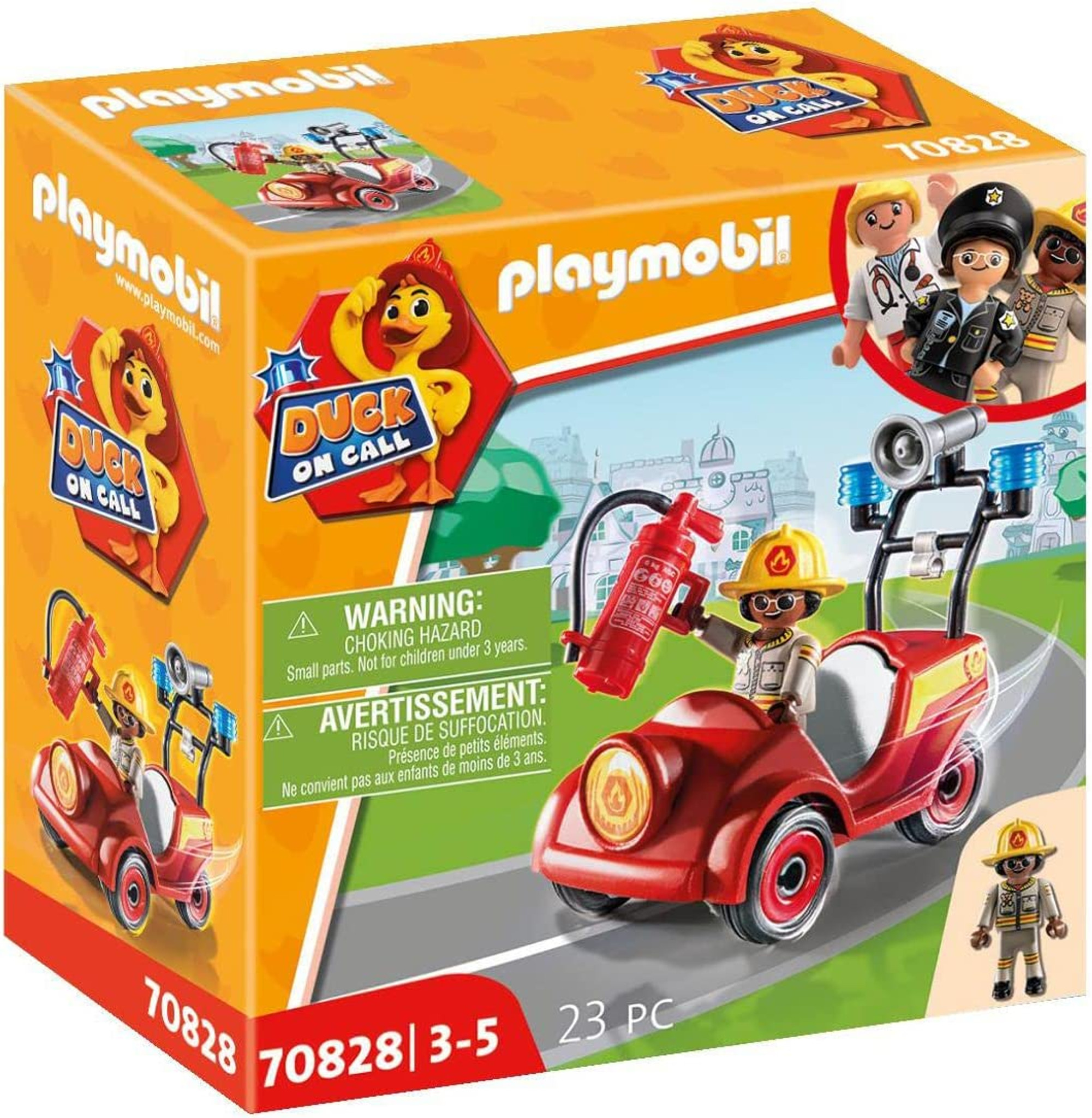 Playmobil - Rescue Motorcycle with Flashing Lights - The Smiley Barn