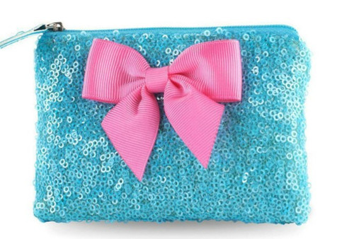 Forever Sparkle Coin Purse - Blue