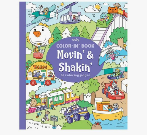 Color-In Book - Movin' and Shakin'