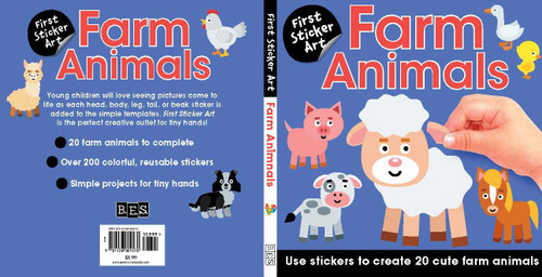 First Sticker Art Farm Animals