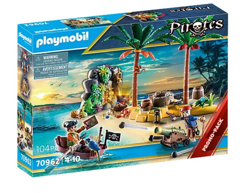 Playmobil - Pirate Treasure Island with Rowboat