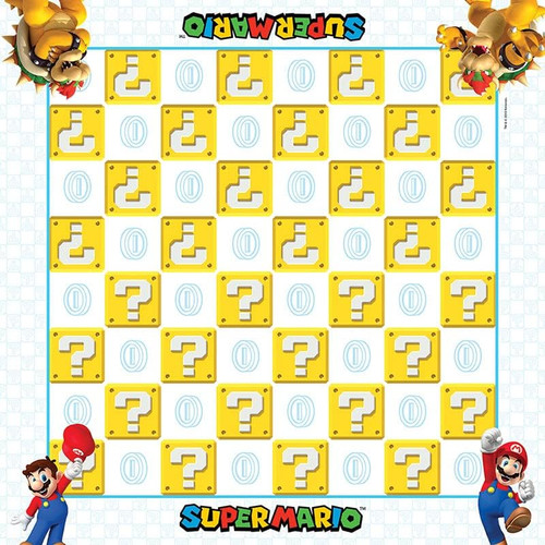 Super Mario Vs Bowser Checkers & Tic Tac Toe