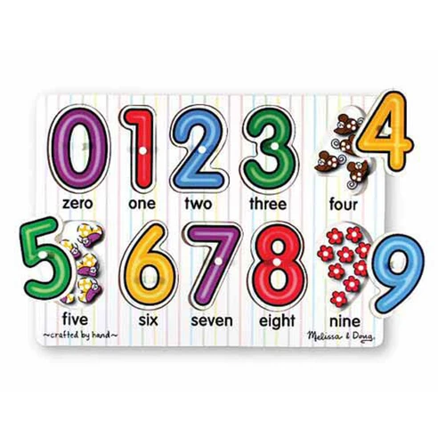 Peg Puzzle - See-Inside Numbers