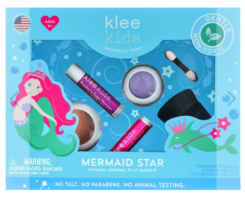 Klee Kids Natural Mineral Play Makeup Kit - Mermaid Star