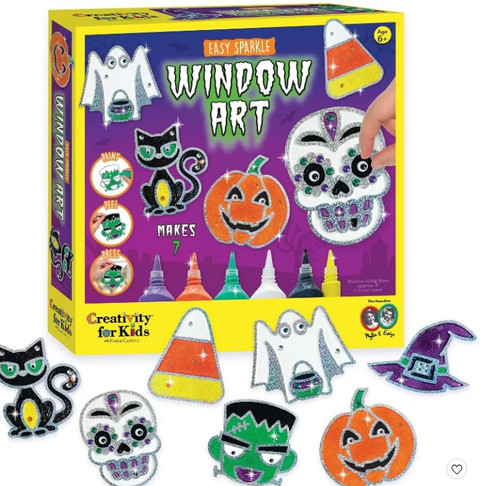 Halloween Easy Sparkle Window Art
