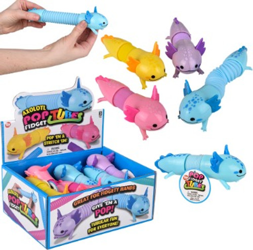 Axolotl Fidget Pop Tube