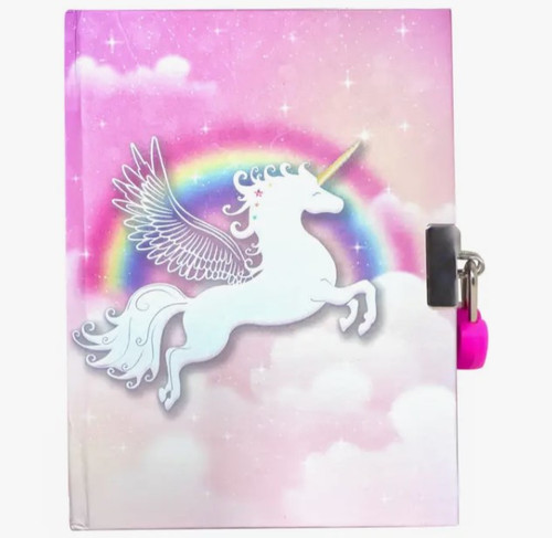 Unicorn Dreamer Strawberry Scented Lockable Diary