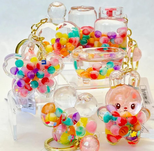 Floaty Key Chain - Colorful Bubble